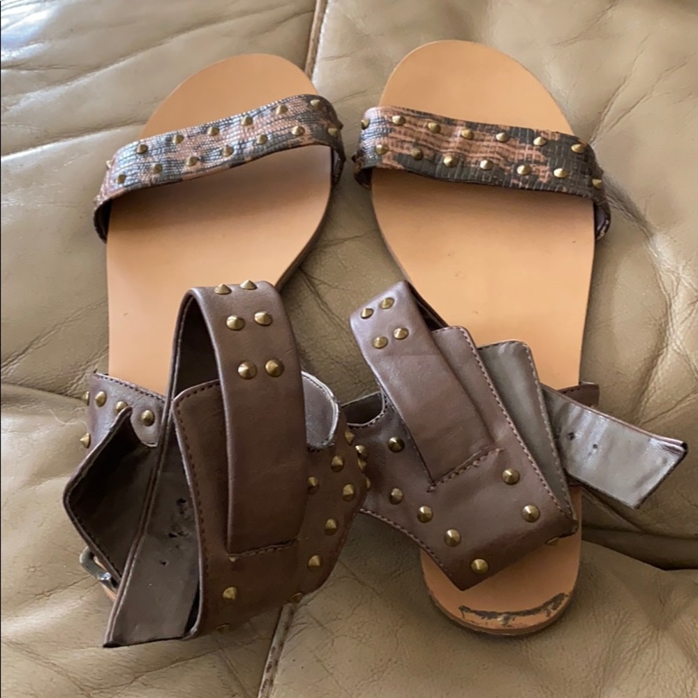 Brown sandals